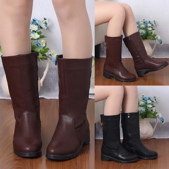 Bota de couro Women